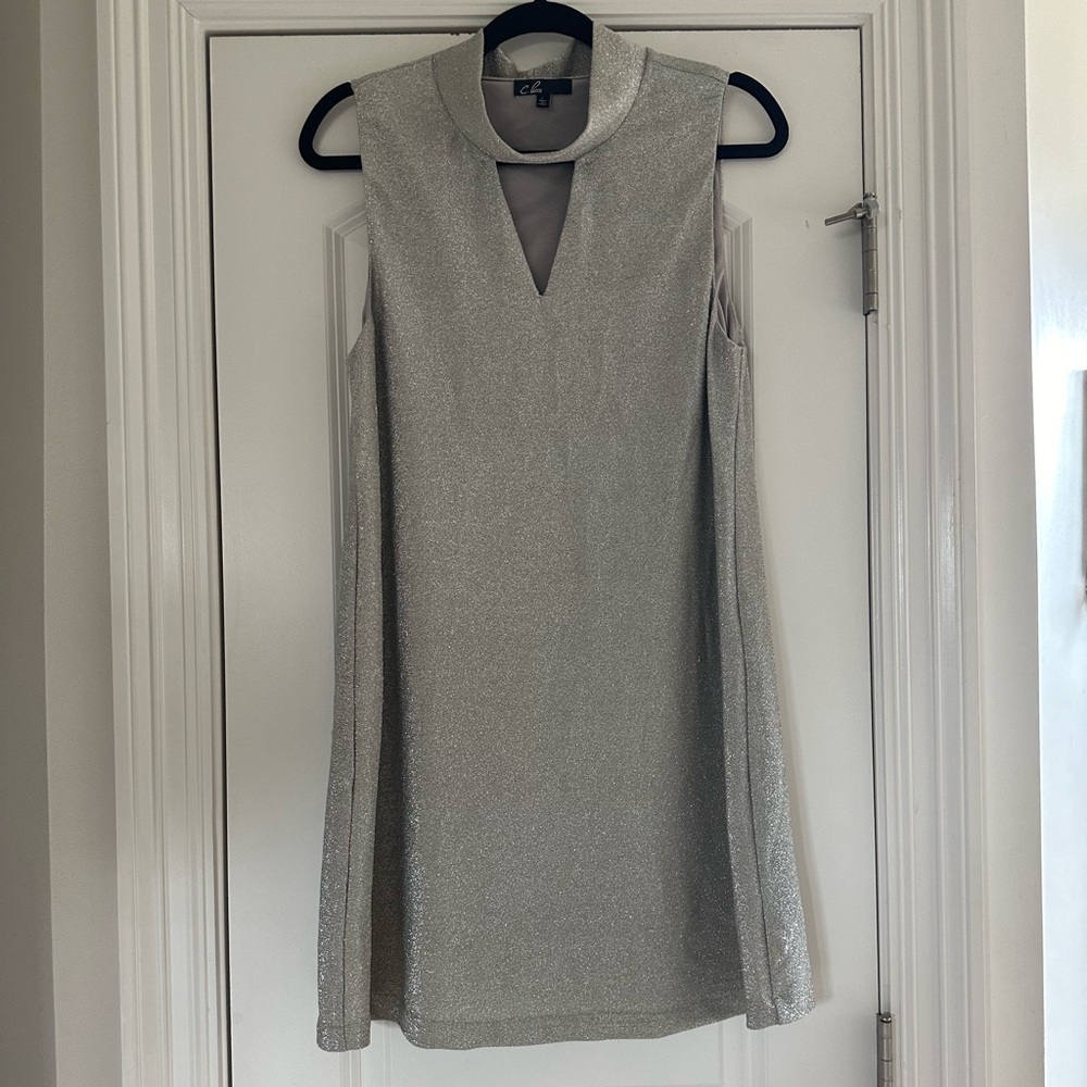 Silver Keyhole Dress